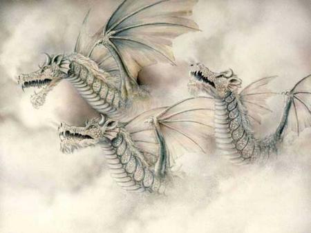le trio des dragons blancs